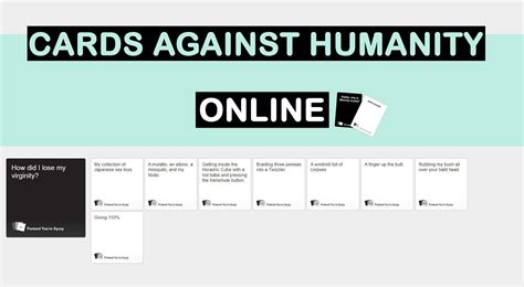 play cards against humanity virtually